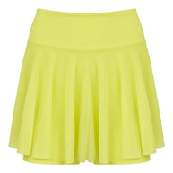 Damen Sportlicher Faltenrock mit hohem Bund und elastischem Material WW