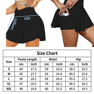 Damen Sportrock mit integrierter Leggings und atmungsaktiver Technologie WW