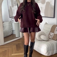 Damen Bequemer Pullover mit lässigem Schnitt und weichem Material WW