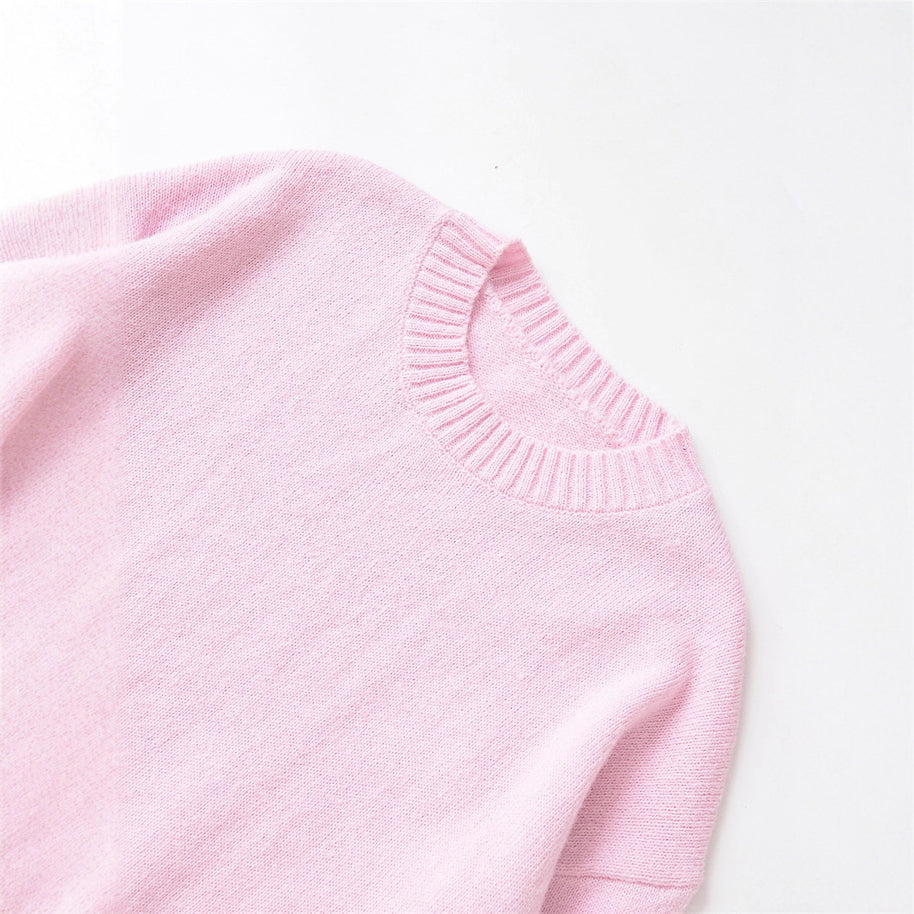 Damen Bequemer Oversize-Pullover mit Rundhalsausschnitt und breiten Bündchen WW