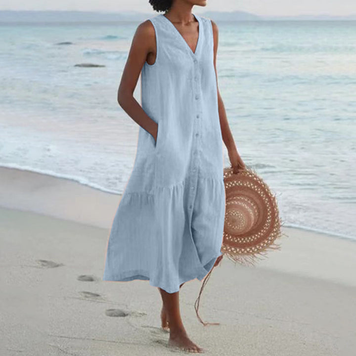 W&W Mode | Bequeme Sommerkleid Mit Taschen