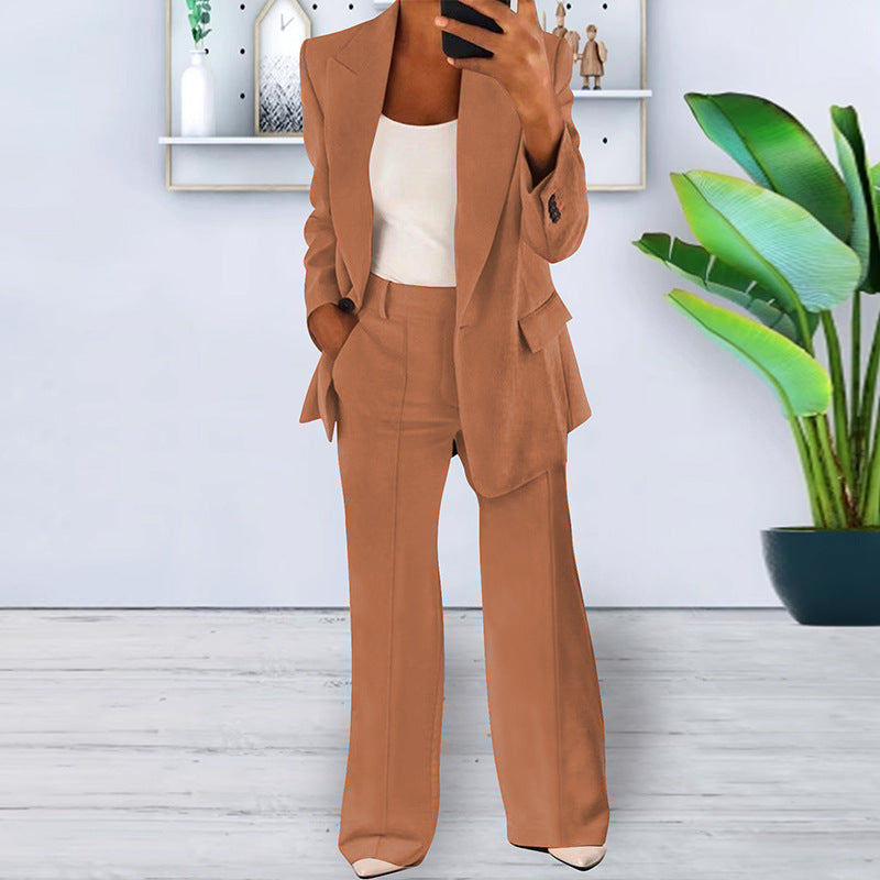 WW | Revers Slim Fit Cardigan Elegantes Anzug Set