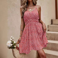 Damen Sommerkleid mit verspieltem Blümchenmuster WW