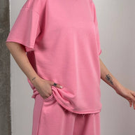Damen Bequemes Lounge-Set aus hochwertigem, atmungsaktivem Material WW