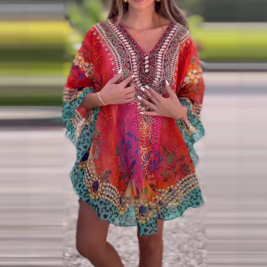 Damen Ätherisches Bohemian Strandtuch WW