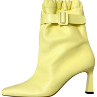 Damen Slouchy High-Heel Stiefeletten mit Schnallen-Detail WW