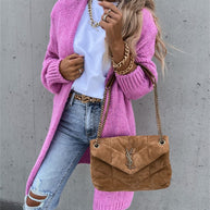 Damen Strickcardigan im Grobstrick-Stil mit offenem Design WW