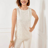 Damen Funktionsbluse mit Pailletten WW