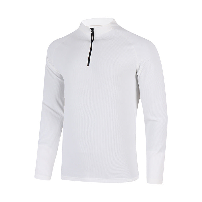 Herren Langarm Funktionsshirt mit halbem Reißverschluss WW