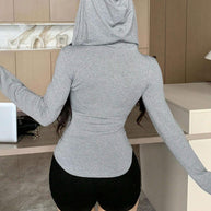 Damen Sportliche Zip-Jacke WW