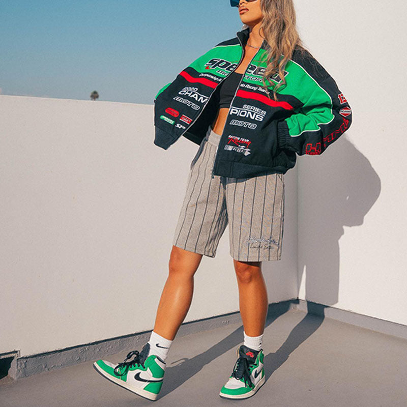 Damen sportliche Oversize-Jacke WW