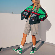 Damen sportliche Oversize-Jacke WW