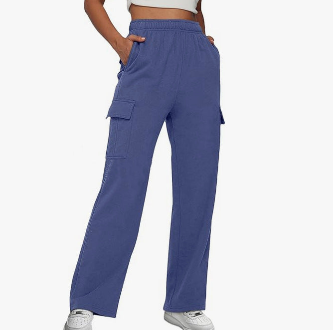 Damen Cargohose mit elastischem Bund und praktischen Taschen WW