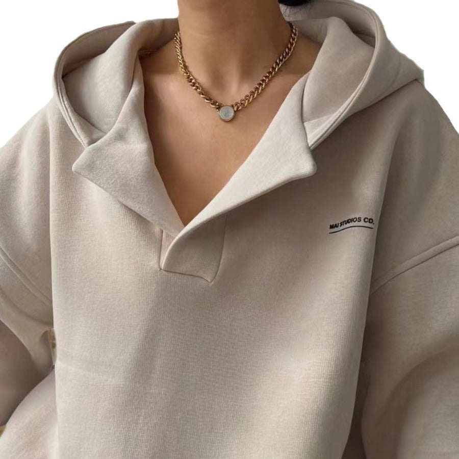 Damen Sportliches Oversized Poloshirt WW