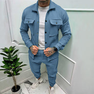 WW | 2 Teiliges Wildleder Satz Hemd Und Hose