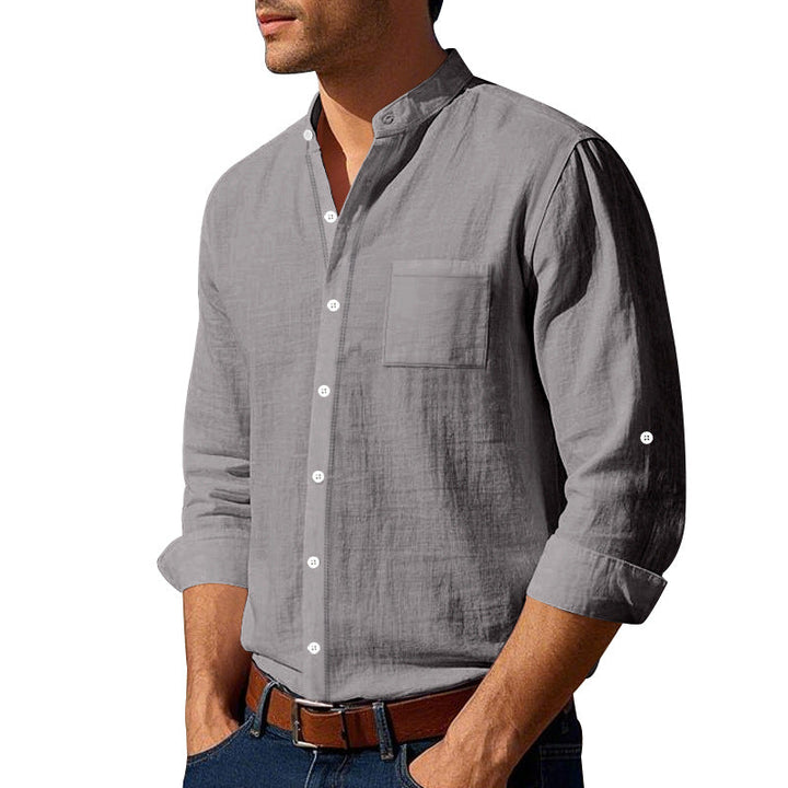 Herren leichtes Leinenhemd W&W Mode