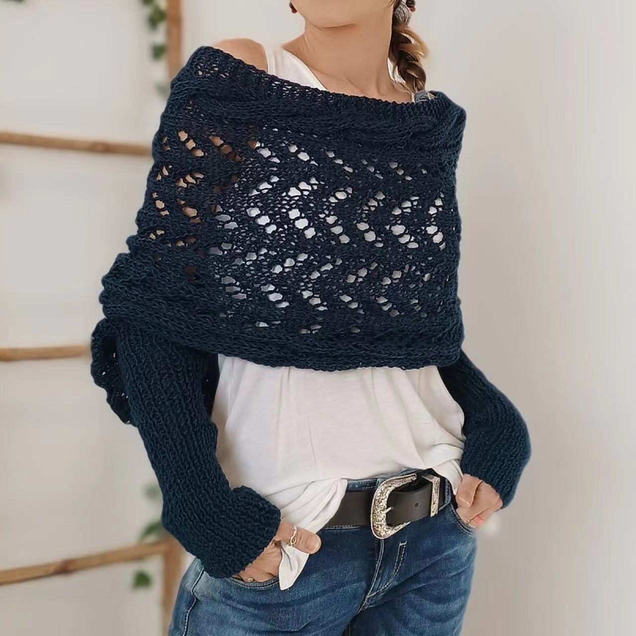 WW | Schal - eleganter Damen gewebter Überwurf