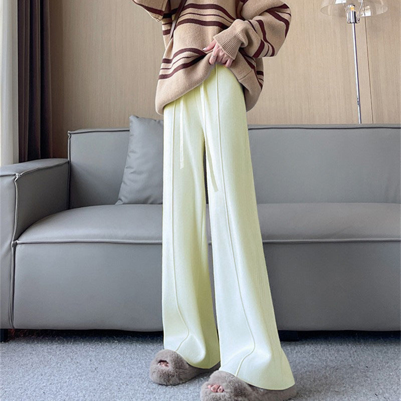 Damen Bequeme weit geschnittene Hose aus hochwertigen Materialien WW