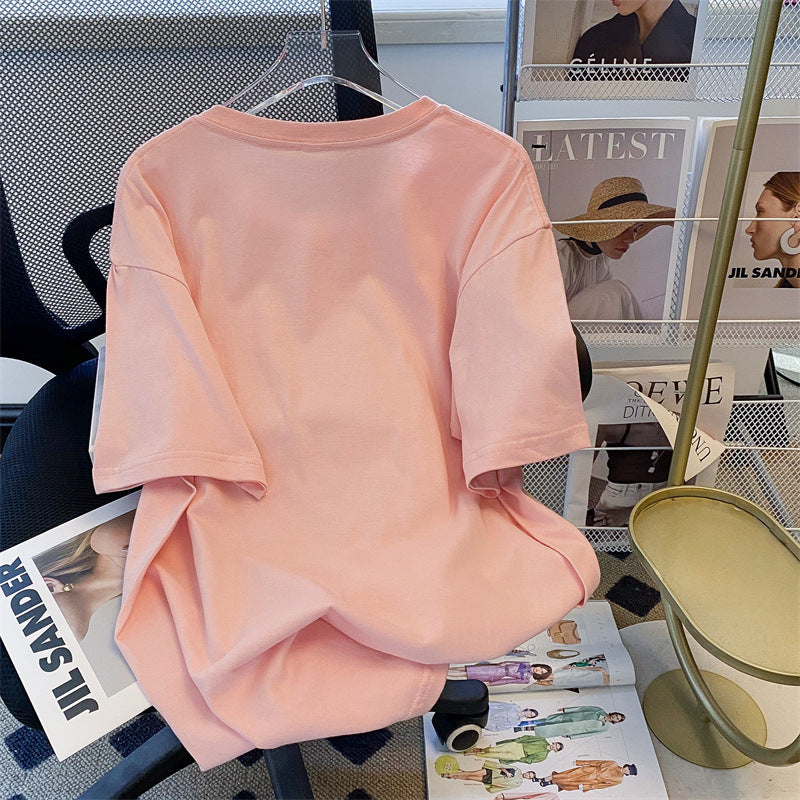 Damen T-Shirt mit kreativem Daisy Duck Druck WW