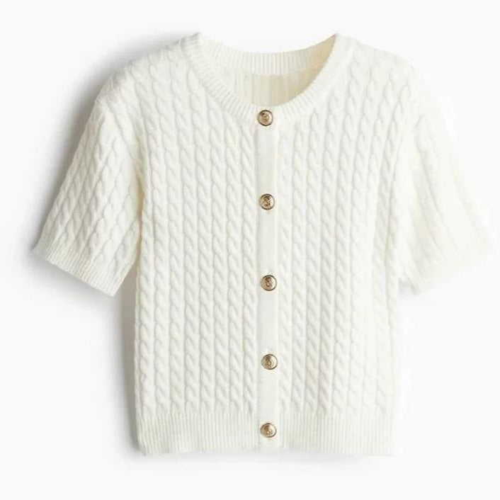 Damen Kurzarmstrickjacke W&W Mode