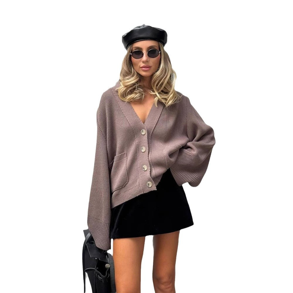 Damen Strickjacke mit Oversized-Schnitten WW