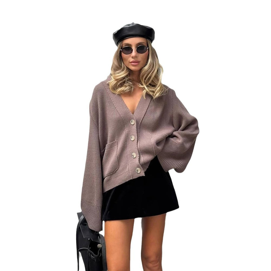Damen Strickjacke mit Oversized-Schnitten WW