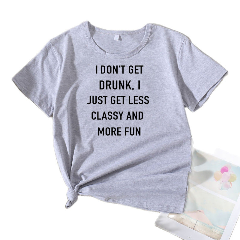 Damen Casual Humor Spruch T-Shirt WW