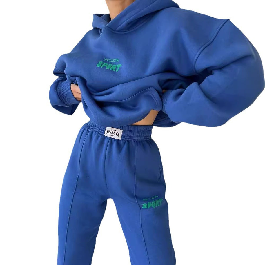 Damen Sportlicher Oversized Hoodie WW