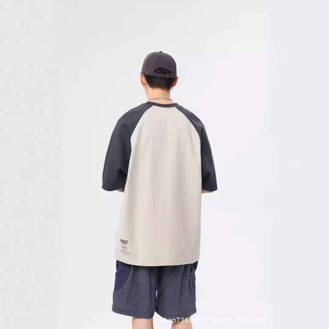 Herren lässiges Raglan-T-Shirt mit urbanem Design und komfortablem Schnitt WW