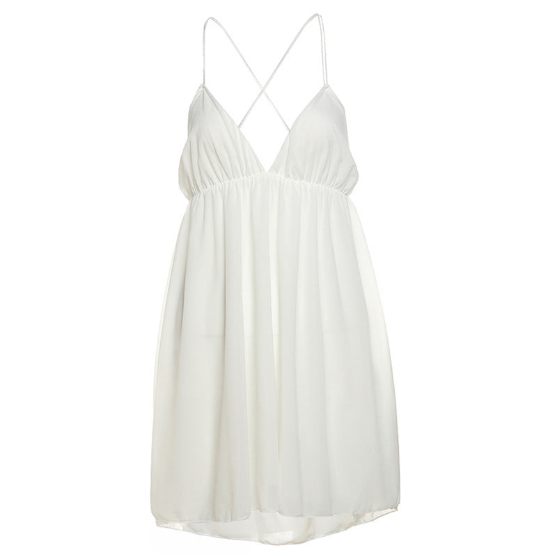 W&W Mode | Rückenfreies Maxi Kleid Mit Cut Out Zeitlose Sommer Eleganz