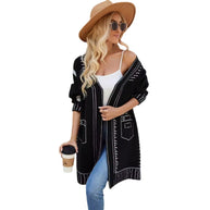 Damen Strickjacke mit einzigartigem Muster und lässigem Schnitt WW