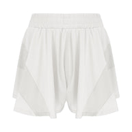 Damen sportliche Laufshorts mit innovativem Doppelschichtendesign WW