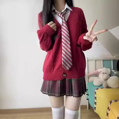 Damen Strickjacke mit Puffärmeln und Taschen WW