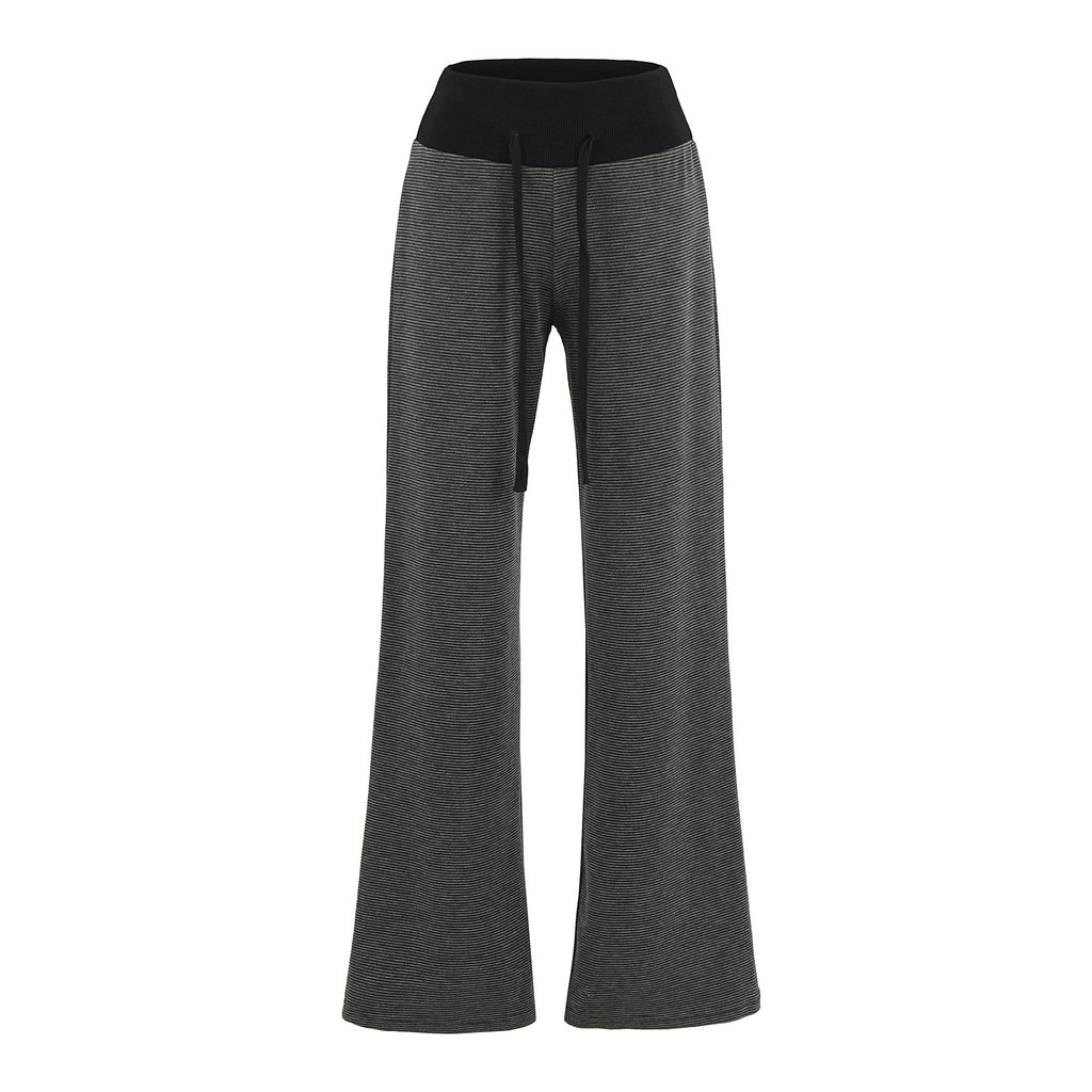Damen Relaxed Fit Sweathose mit elastischem Bund und modischem Streifenmuster WW