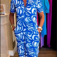 Damen Sommerkleid mit modernem Muster WW