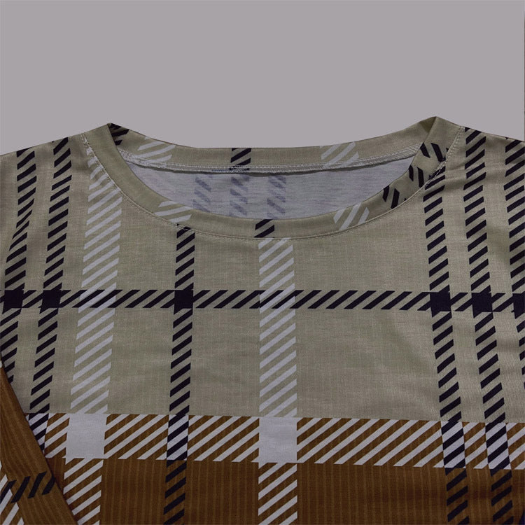 W&W Mode | Bedruckter legerer Pullover Top