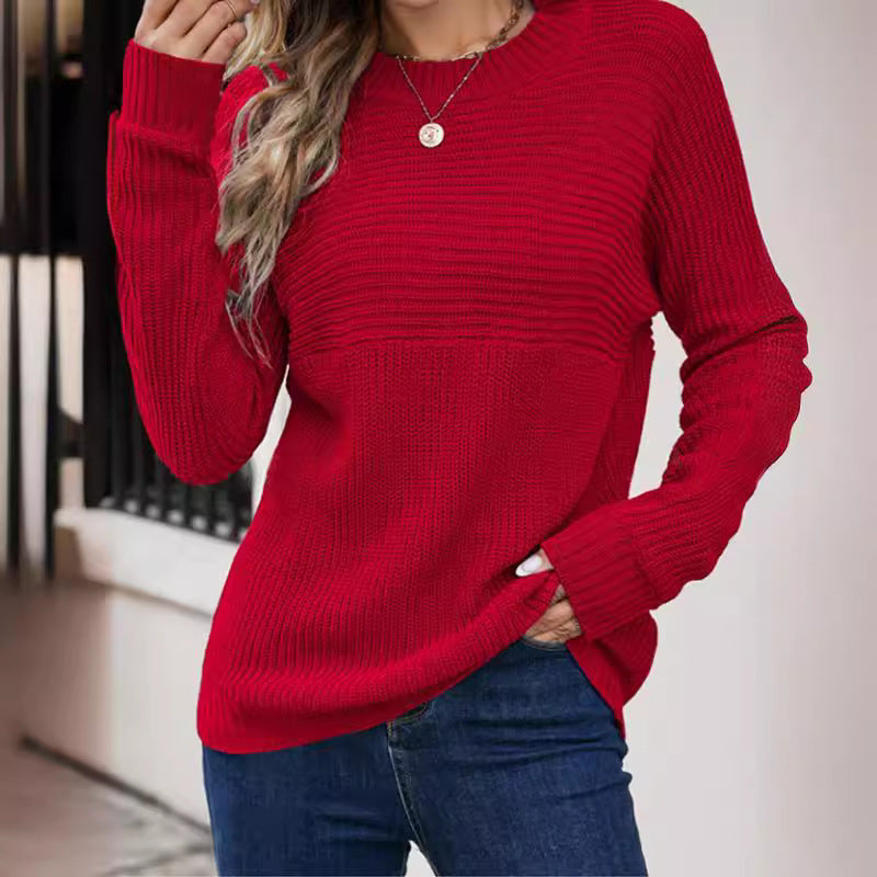 Damen Strickpullover mit lässigem Schnitt und feiner Struktur WW
