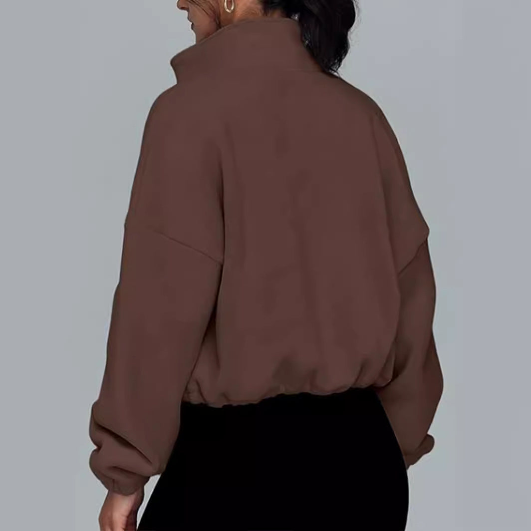 Damen Sportliche Zip-Jacke WW