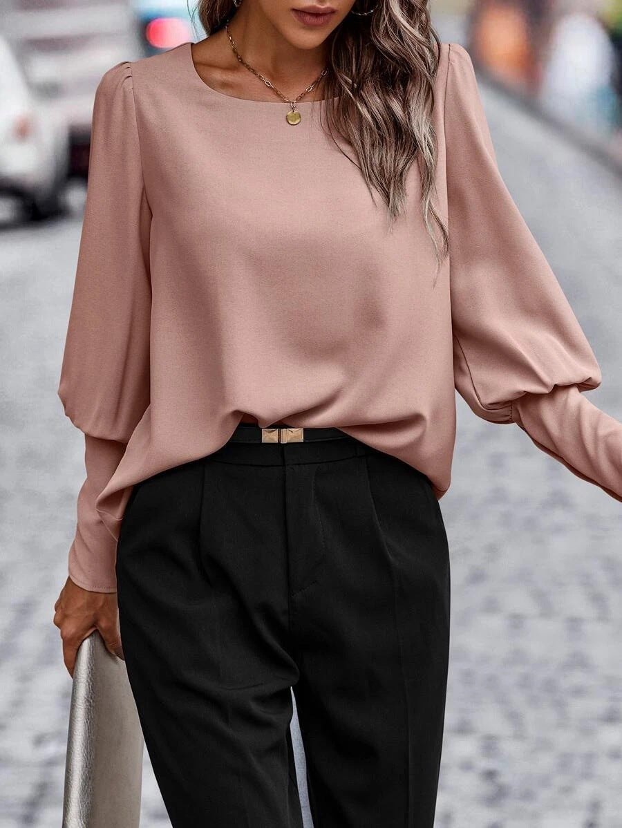 W&W Mode | Bluse mit Puffärmeln für Damen - Elegant und Trendy