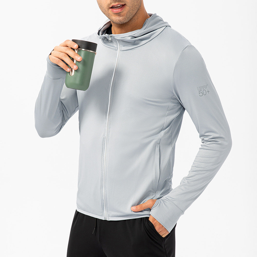 Herren Sportjacke mit UV-Schutz und atmungsaktiven Einsätzen WW