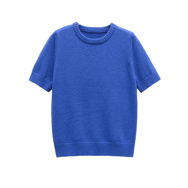Damen Kurzarmpullover W&W