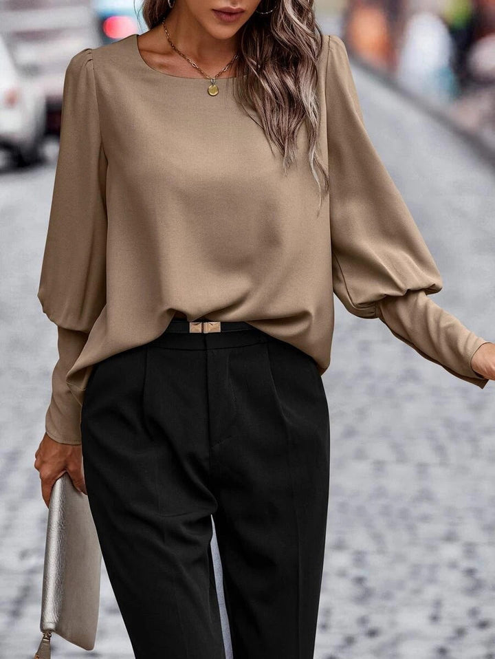 W&W Mode | Bluse mit Puffärmeln für Damen - Elegant und Trendy