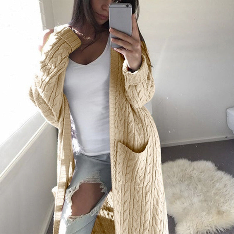 Damen Strickjacke mit Taschen WW