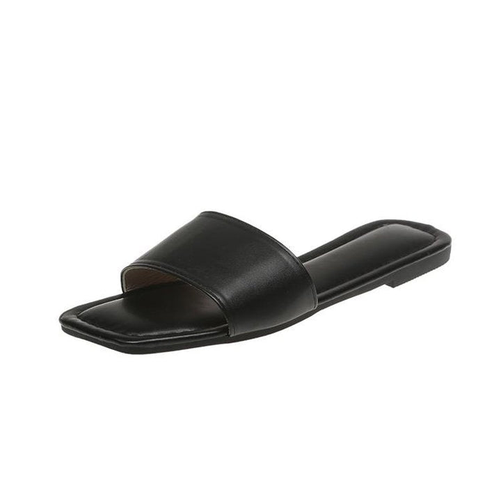 Damen Offene Zehentrenner-Pantoletten mit elegantem Design W&W Mode