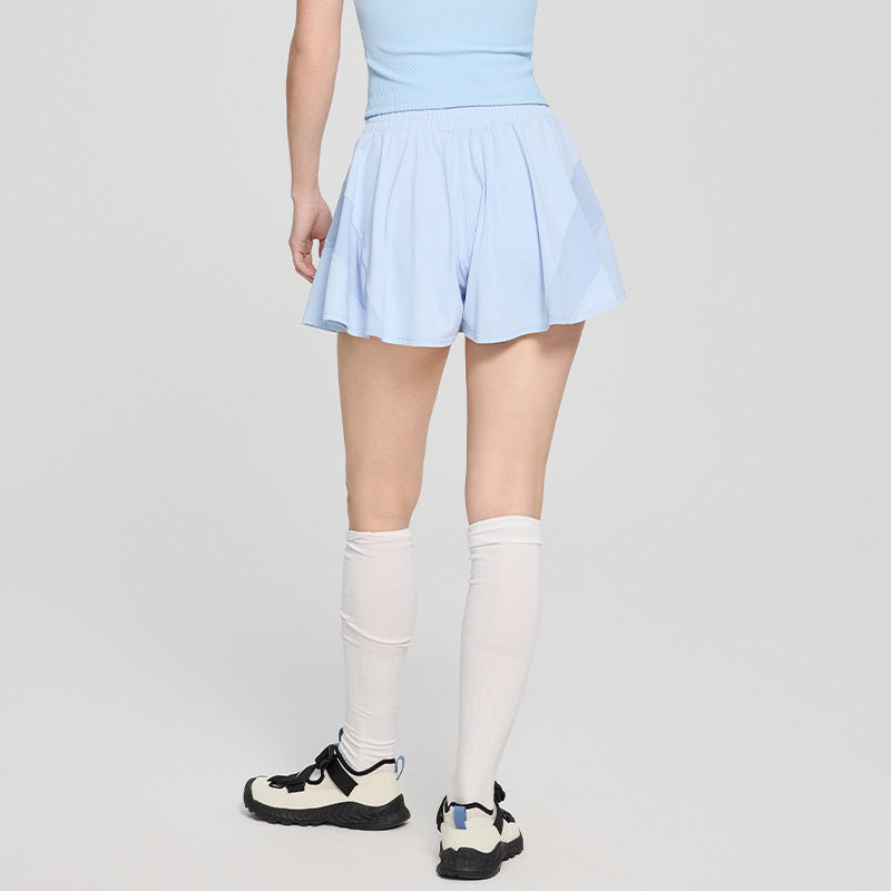 Damen sportliche Laufshorts mit innovativem Doppelschichtendesign WW