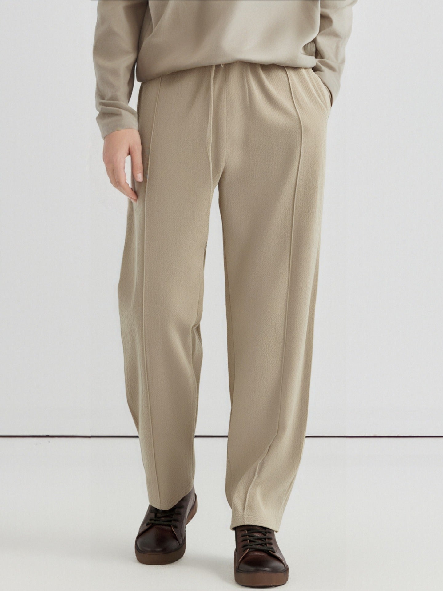 Damen Sportliche Vorgeformte Jogginghose WW