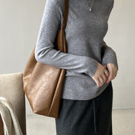 WW Halbturtleneck gebürsteter Soft-Touch-Pullover