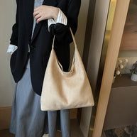 Damen Soft Suede Hobo Tasche WW