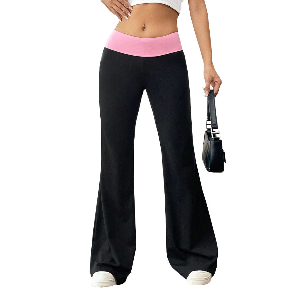 Damen Flared Jogginghosen mit stylischem Bund W&W Mode
