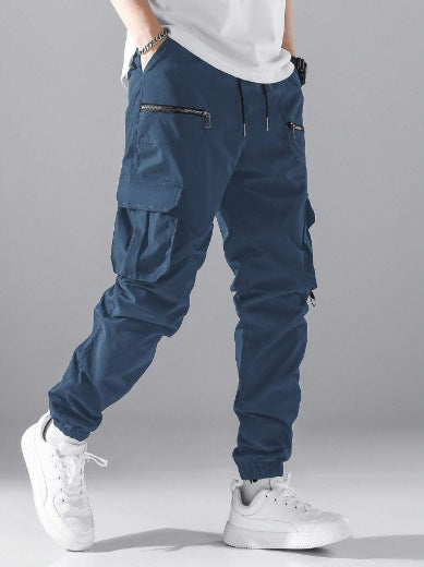Herren Cargo-Hosen mit modernen Zipper-Taschen WW